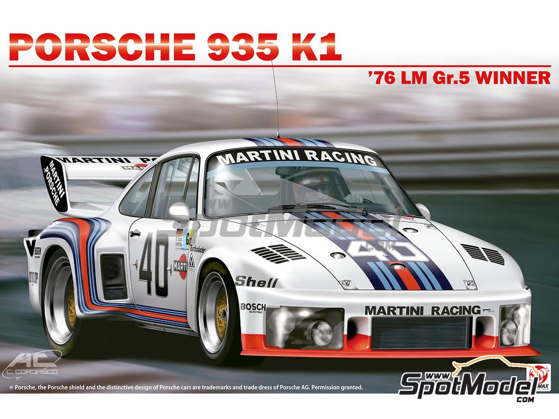 RARE Burago 5142 PORSCHE 935 TURBO KREMER - Metal Kit 1/24